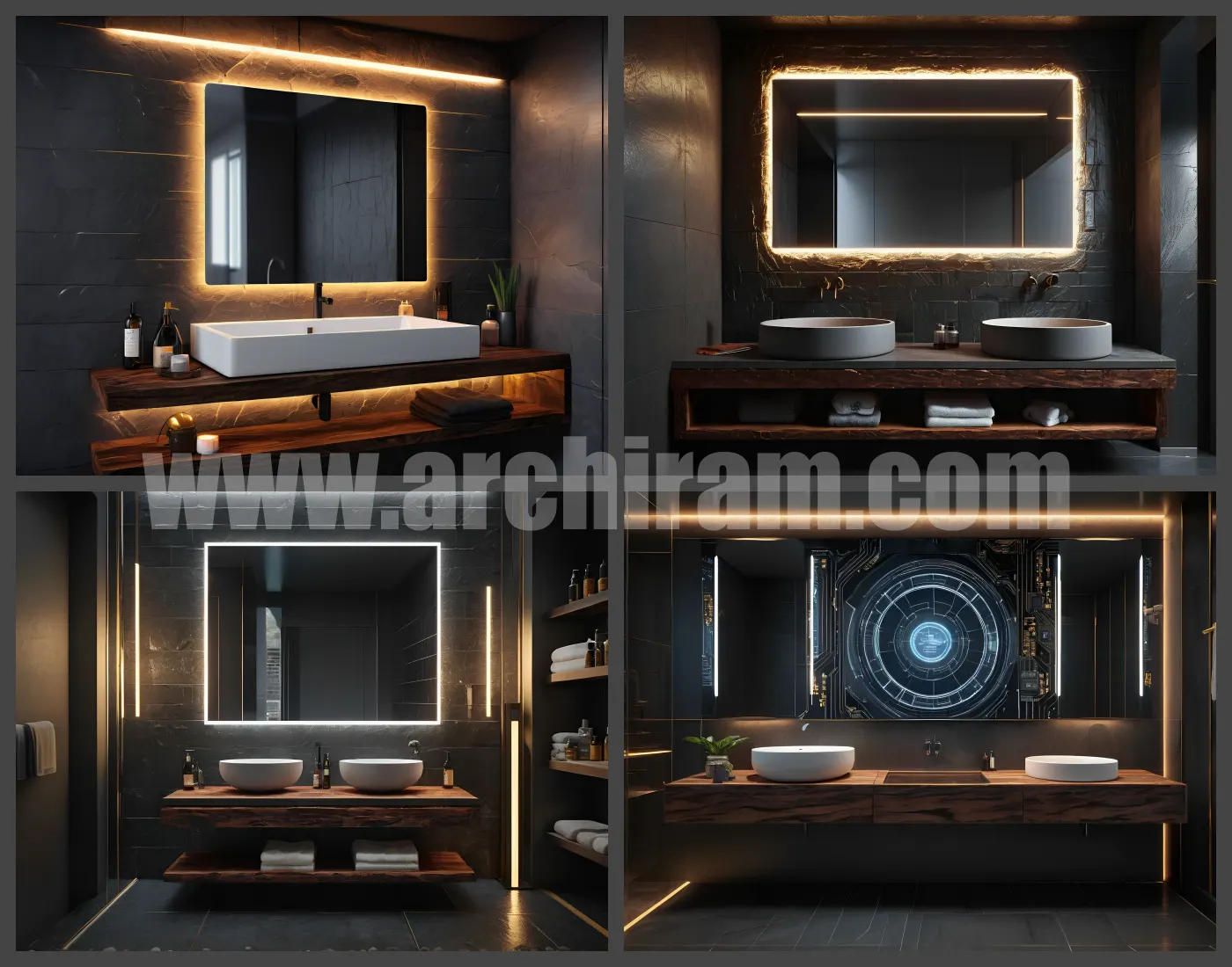 bagno con touch screen